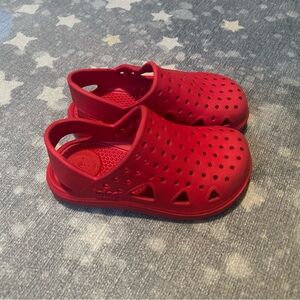 totes Kids Bright Red Sandals